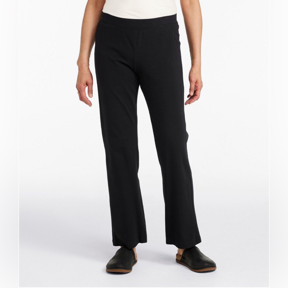 L.L. Bean Women's Black Straight Leg Pants Size 16 Tall